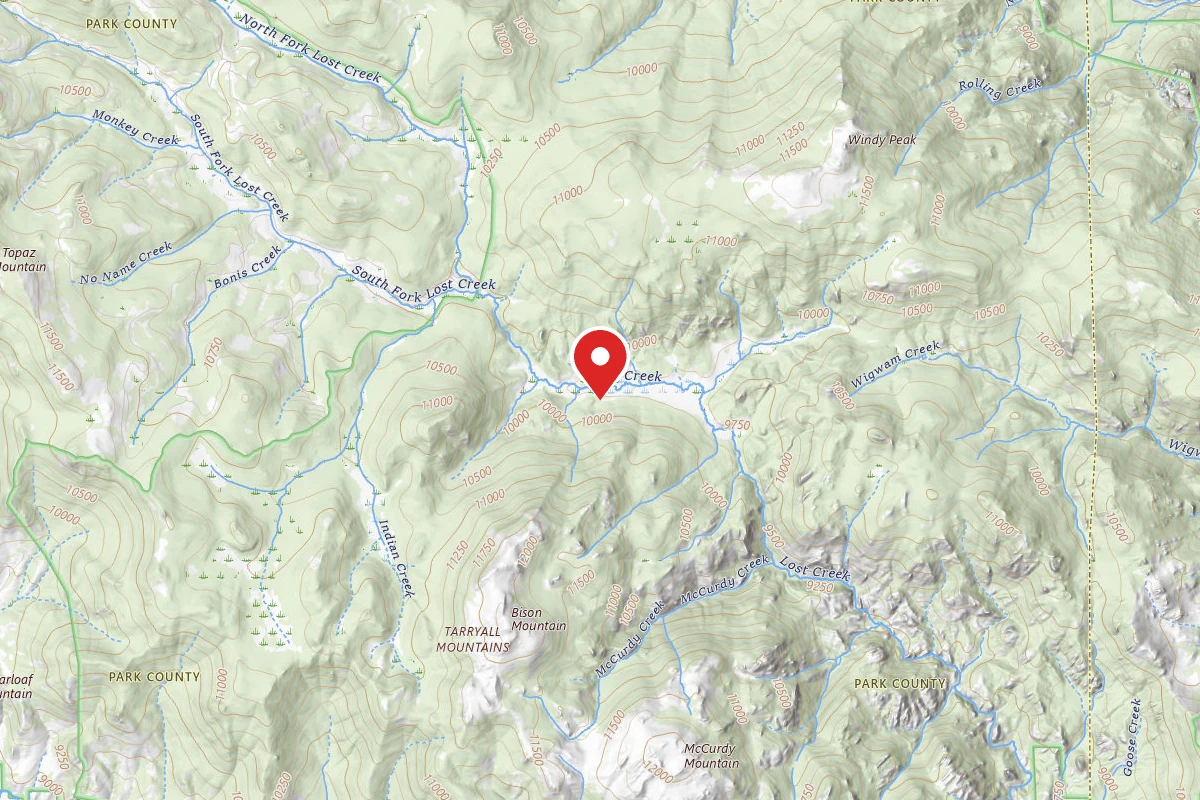 Dispersed Site near 39.2687, -105.4820