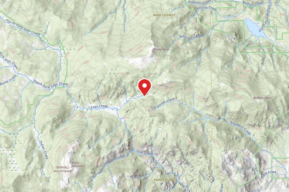 Dispersed Site near 39.2775, -105.4452
