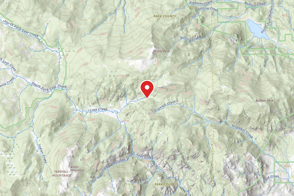 Dispersed Site near 39.2778, -105.4437