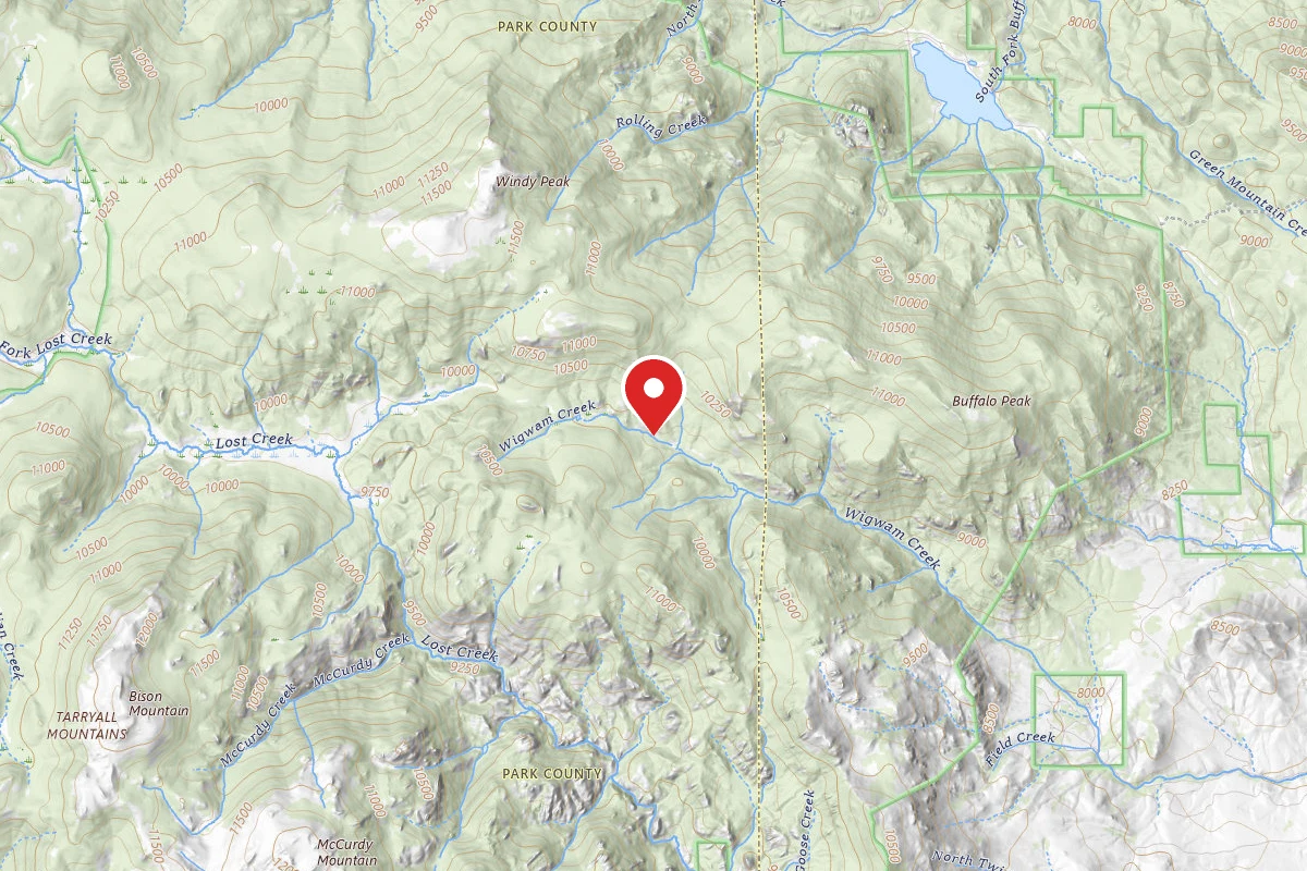 Dispersed Site near 39.2723, -105.4145
