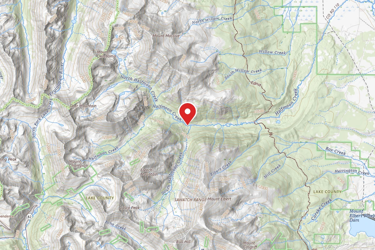 Dispersed Site near 39.1503, -106.4559