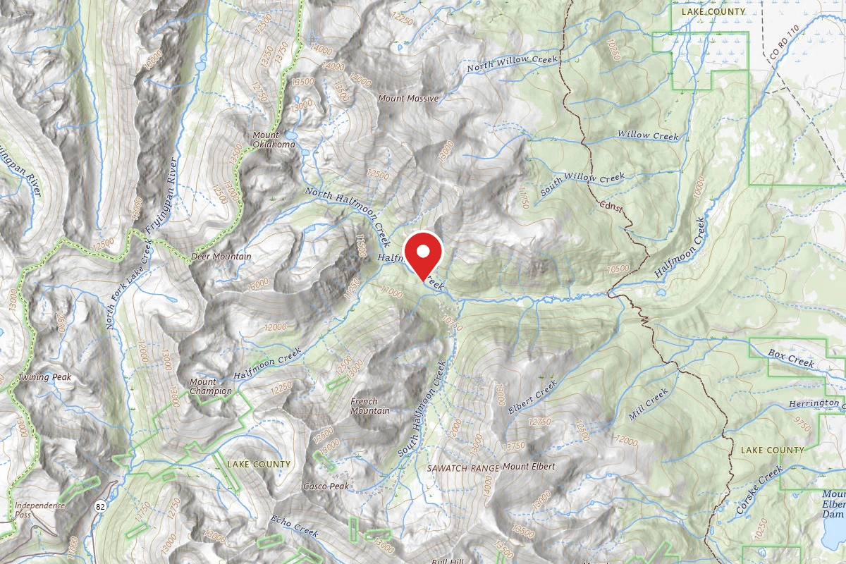 Dispersed Site near 39.1536, -106.4642