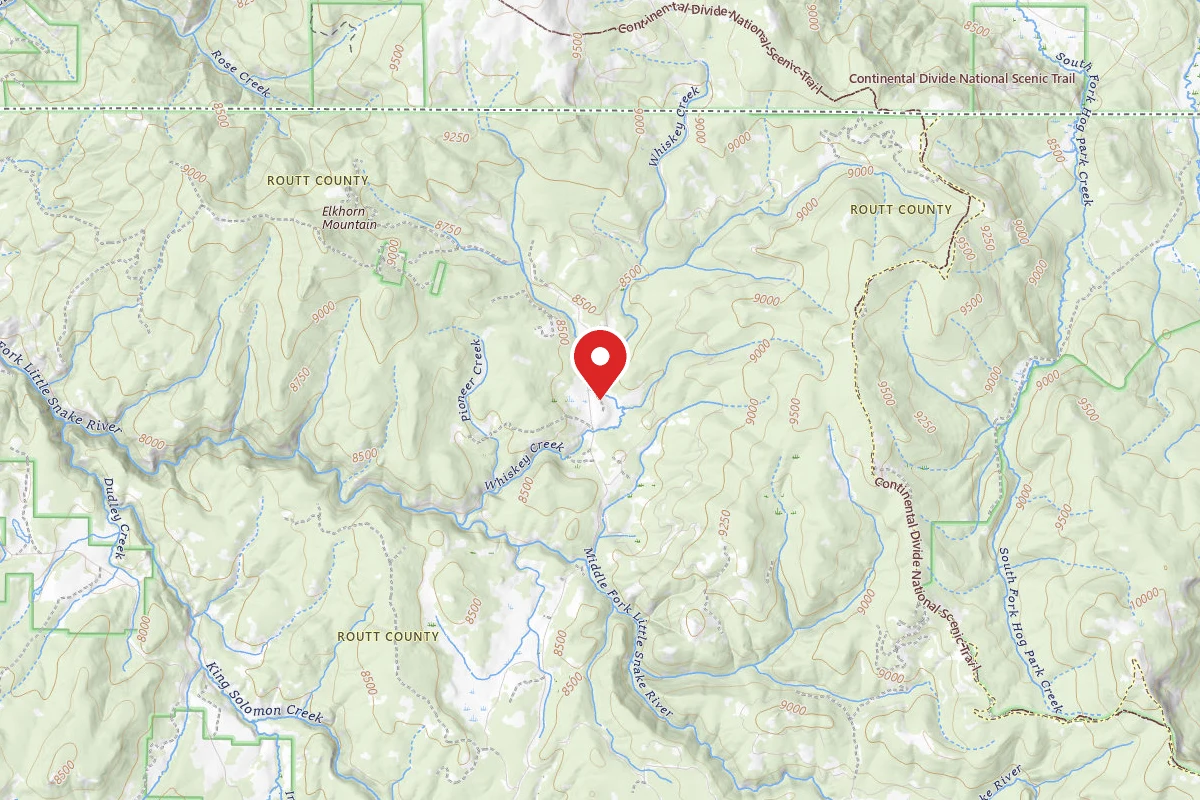 Dispersed Site near 40.9656, -106.9166