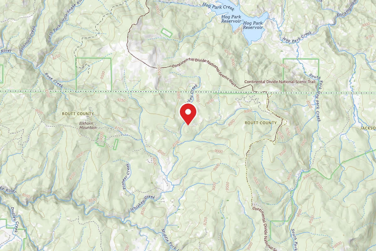 Dispersed Site near 40.9892, -106.9047