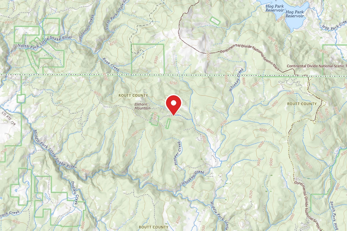 Dispersed Site near 40.9851, -106.9411