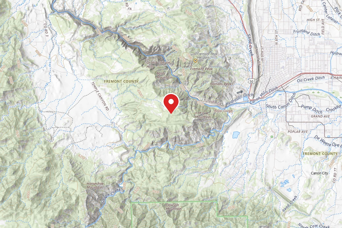 Dispersed Site near 38.4287, -105.3011