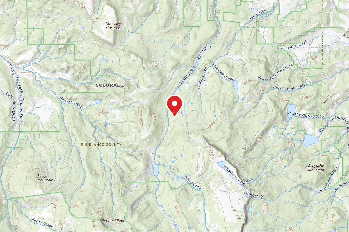 Dispersed Site near 40.1703, -107.1253