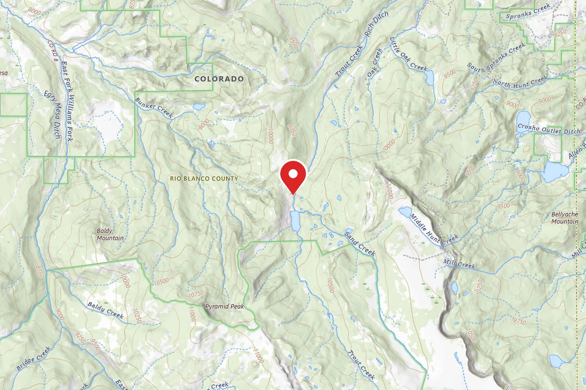 Dispersed Site near 40.1531, -107.1373