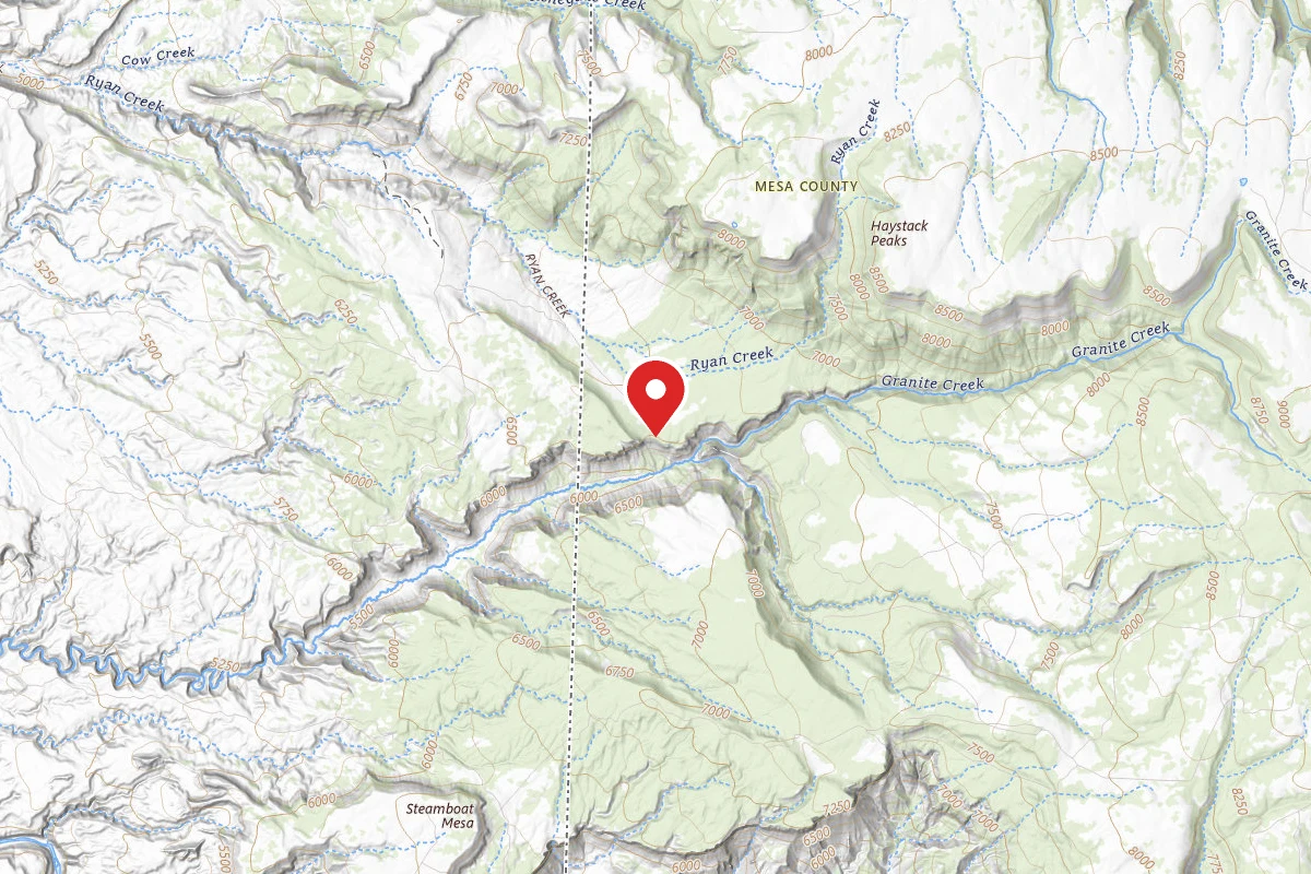 Dispersed Site near 38.8366, -109.0438