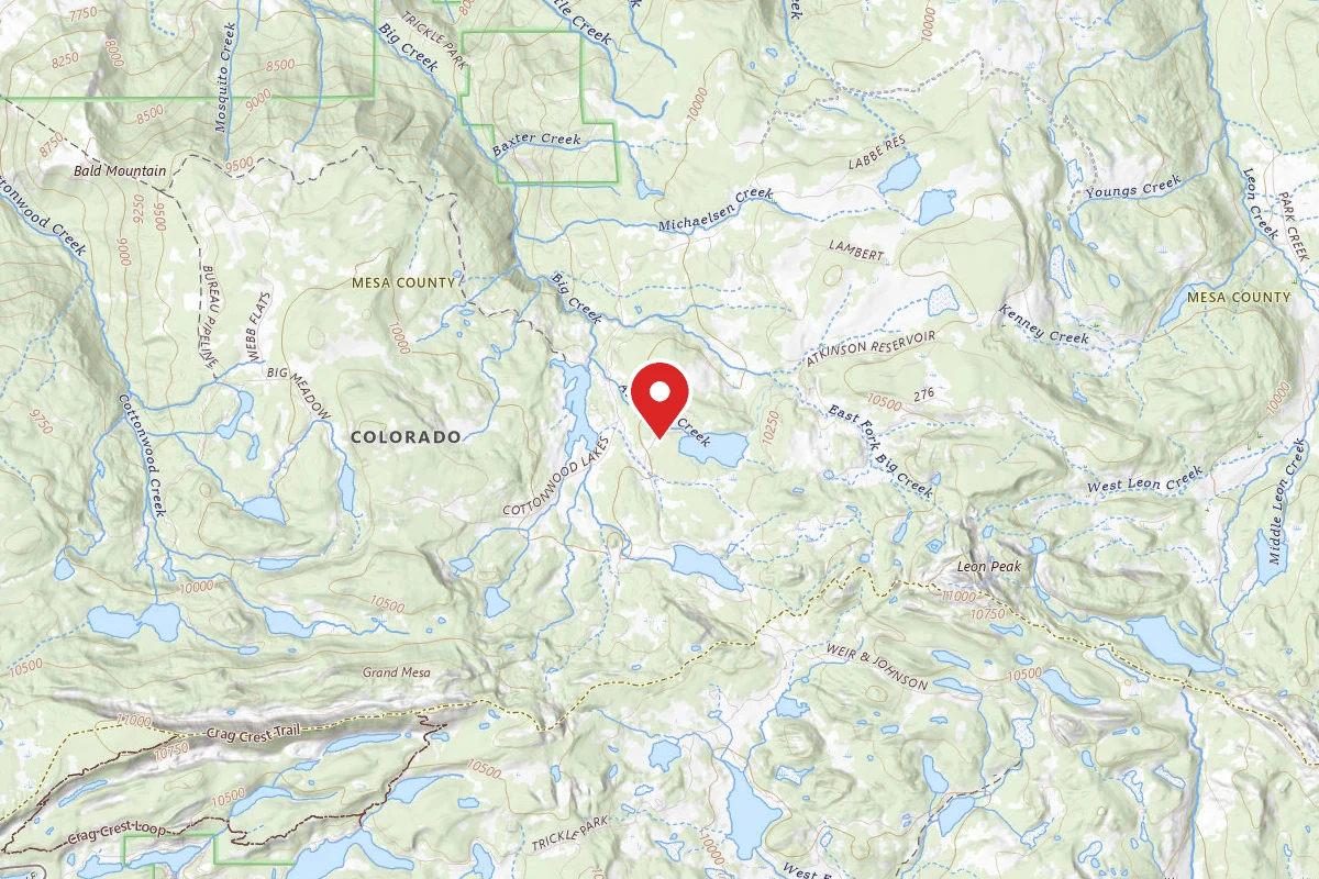 Dispersed Site near 39.0957, -107.8900