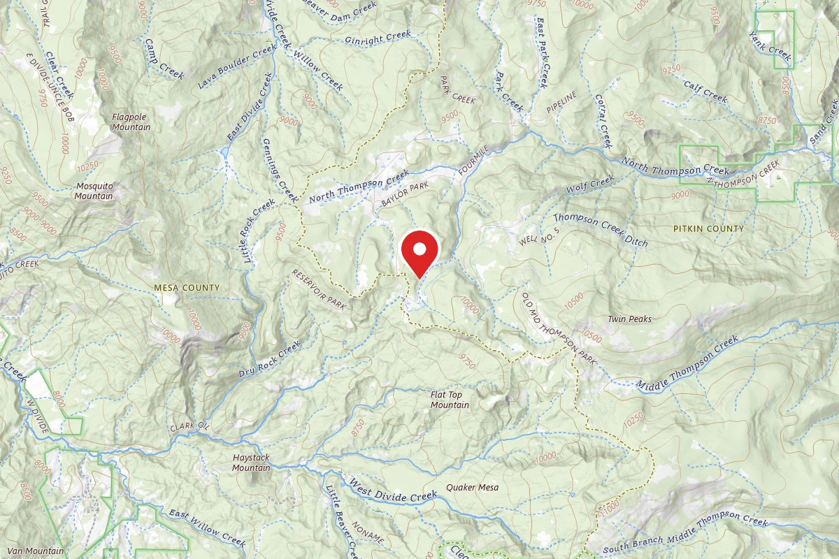 Dispersed Site near 39.3077, -107.4352