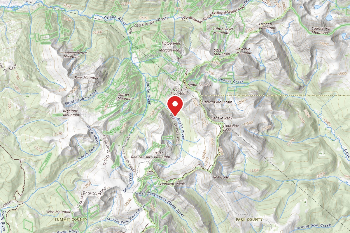 Dispersed Site near 39.5554, -105.8440