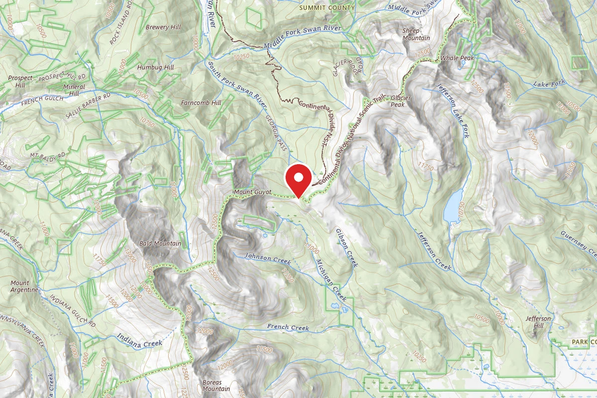 Dispersed Site near 39.4577, -105.9150