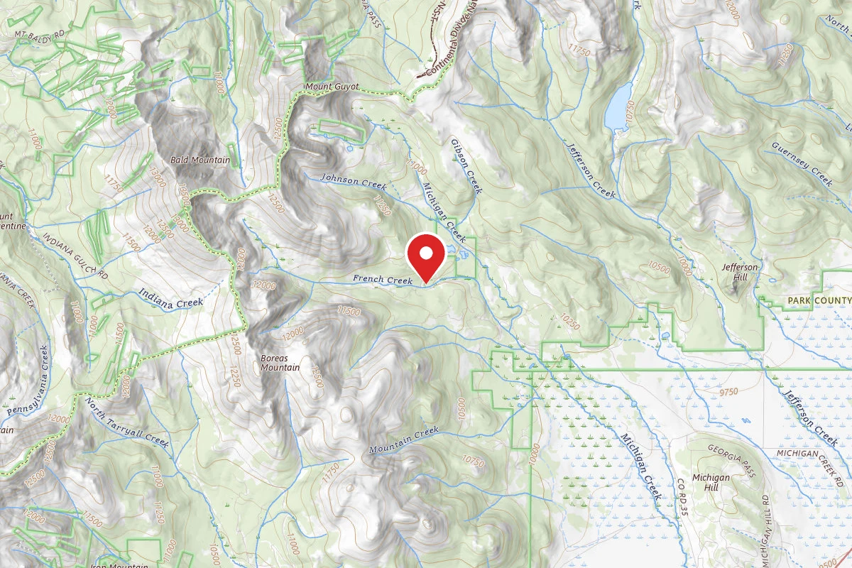 Dispersed Site near 39.4226, -105.9081