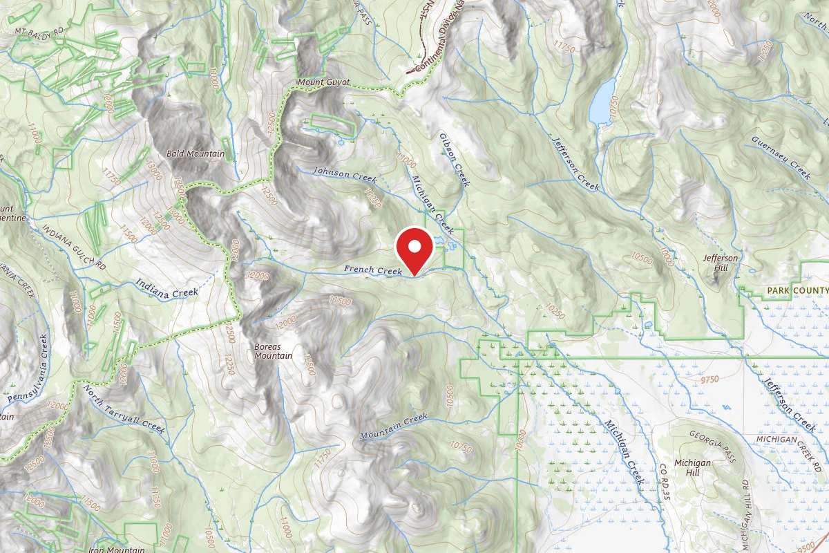 Dispersed Site near 39.4223, -105.9084