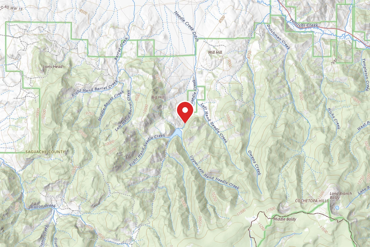 Dispersed Site near 38.3553, -106.5539