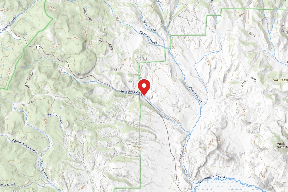 Dispersed Site near 38.1858, -106.4895