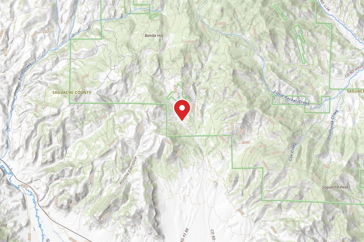 Dispersed Site near 38.1819, -106.1867