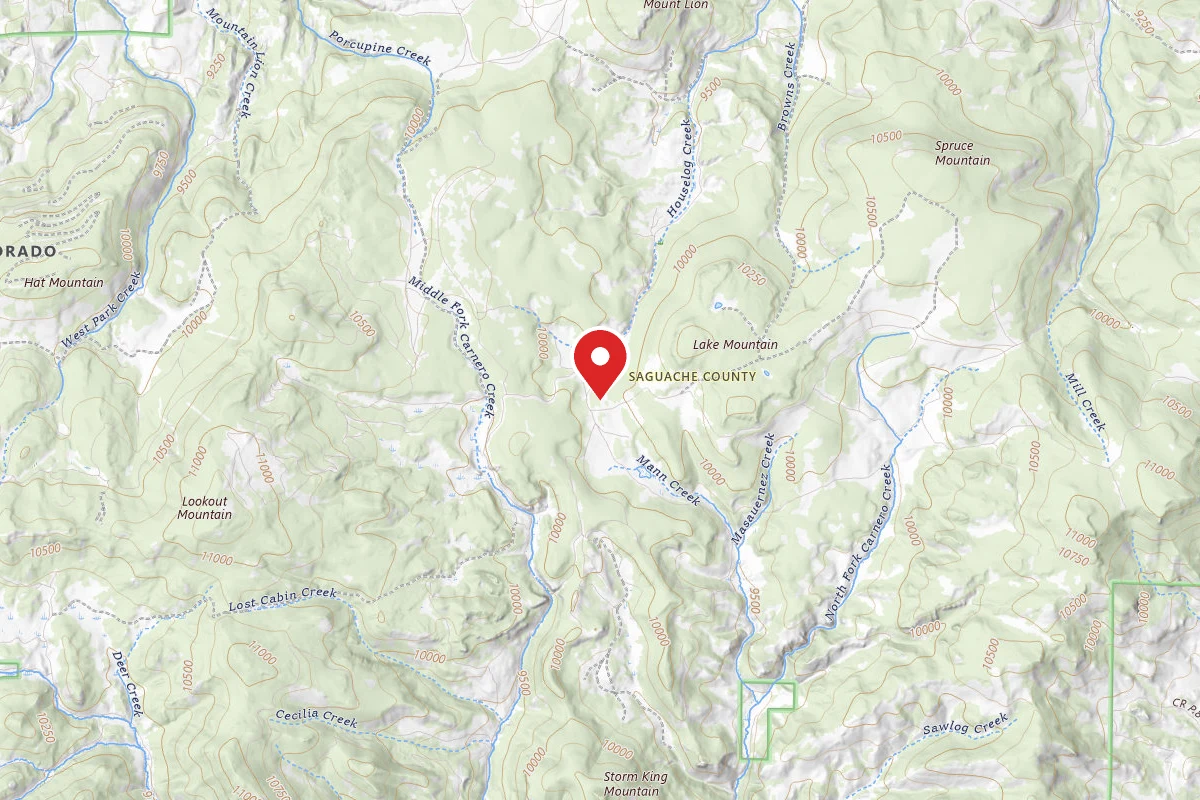 Dispersed Site near 38.0037, -106.4144