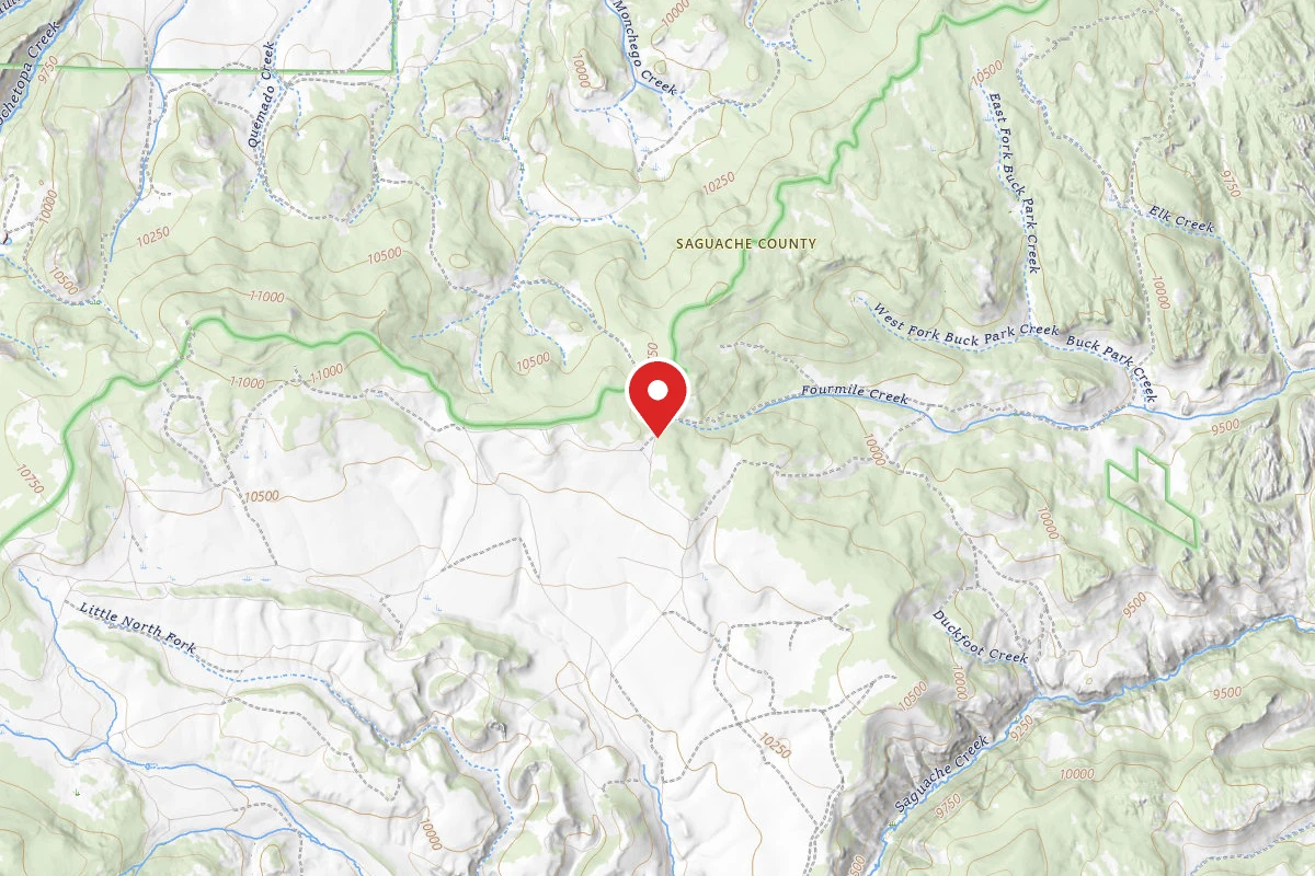 Dispersed Site near 38.0788, -106.6745