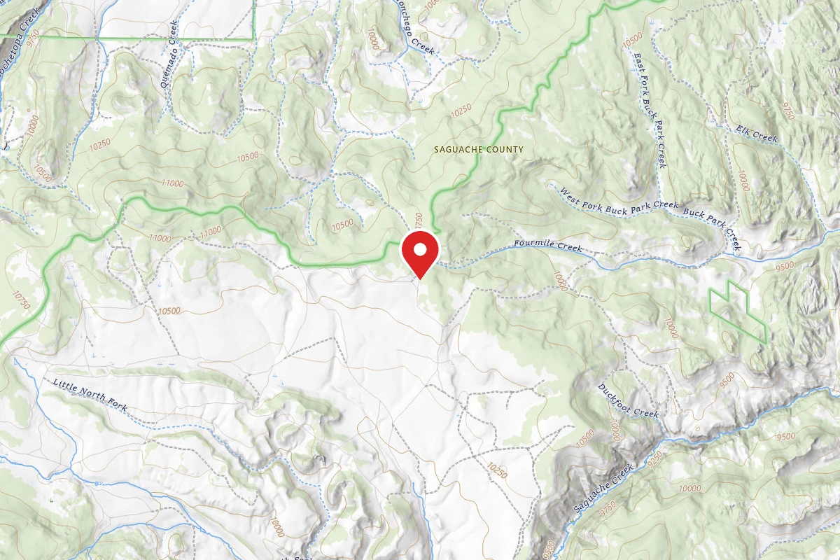 Dispersed Site near 38.0775, -106.6750