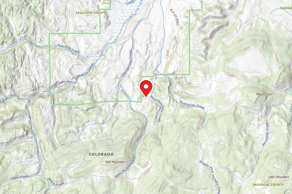 Dispersed Site near 38.0558, -106.4849