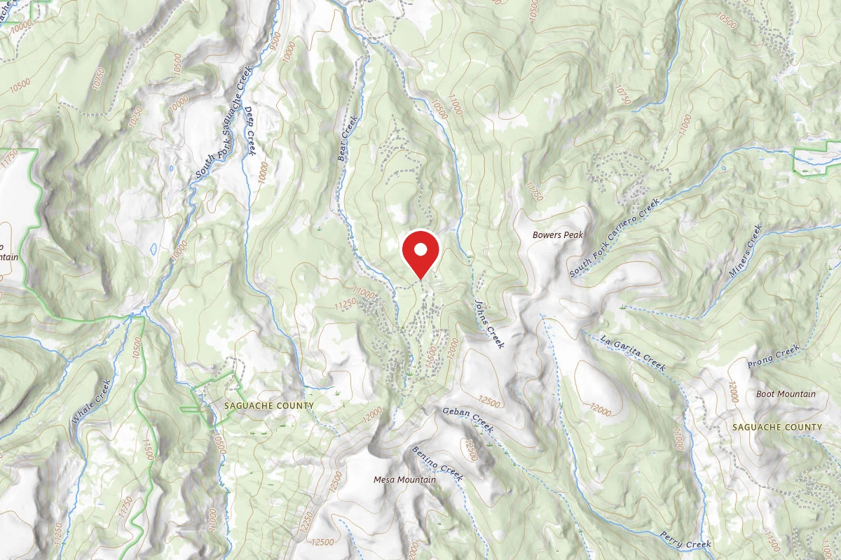 Dispersed Site near 37.9433, -106.6232