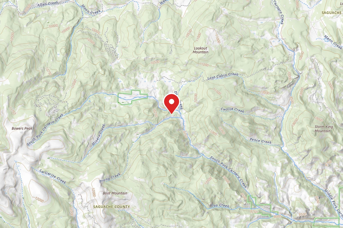 Dispersed Site near 37.9588, -106.4998
