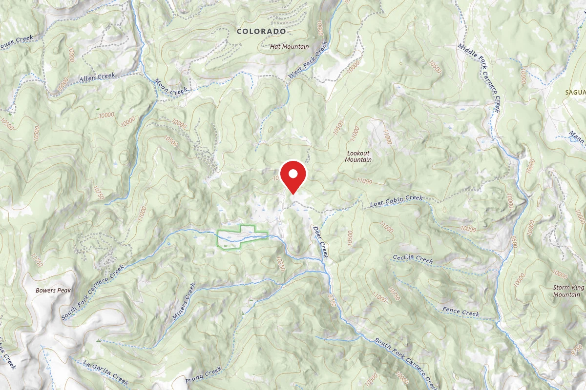 Dispersed Site near 37.9784, -106.5052