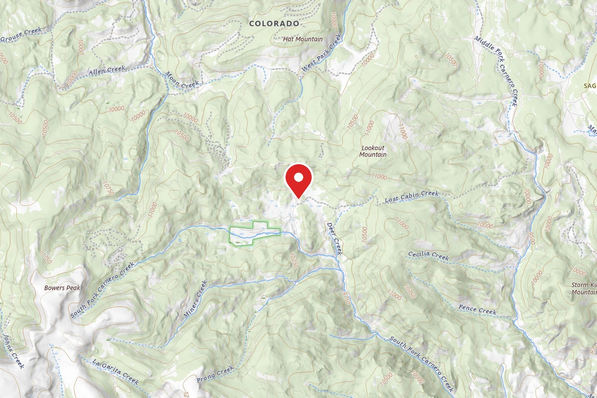 Dispersed Site near 37.9761, -106.5080