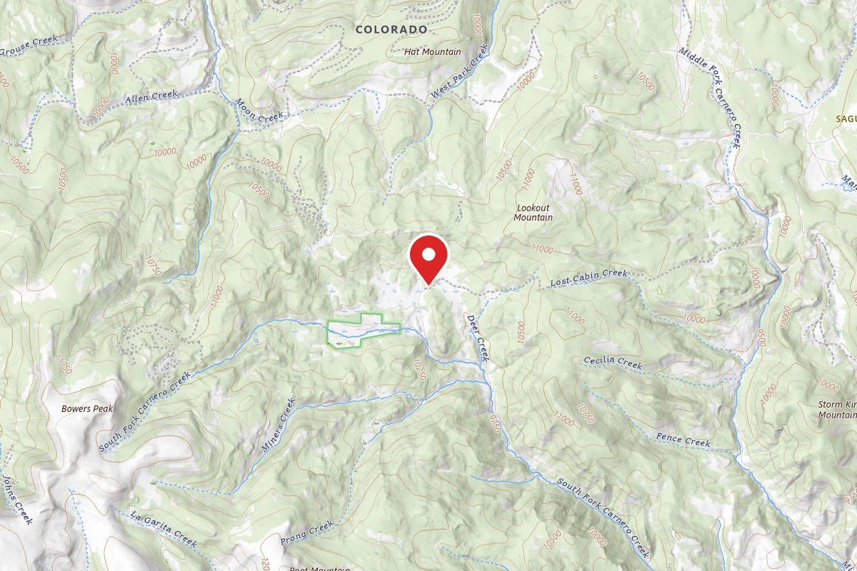 Dispersed Site near 37.9753, -106.5074