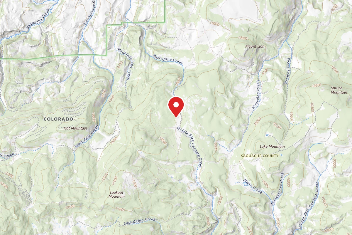 Dispersed Site near 38.0245, -106.4476