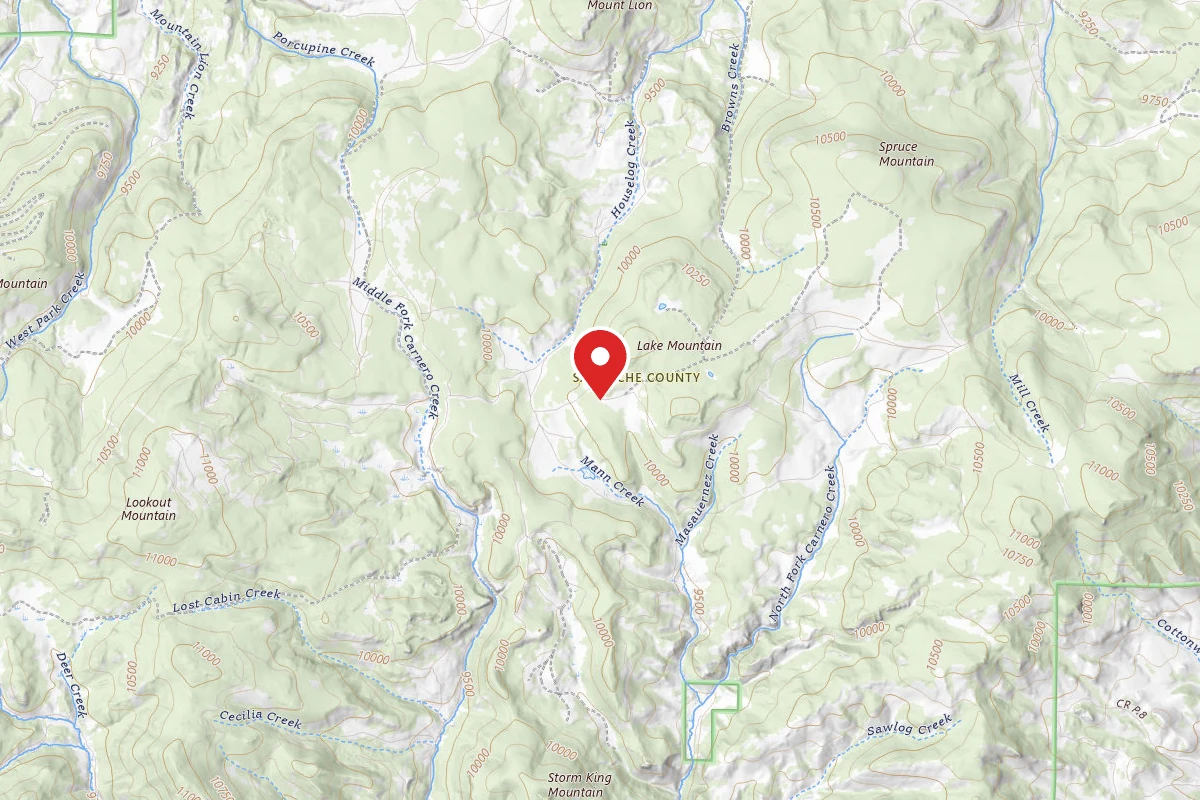 Dispersed Site near 38.0039, -106.4049
