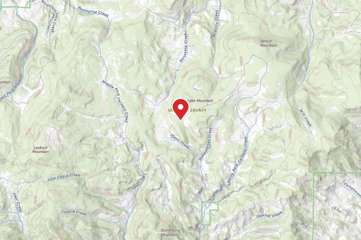 Dispersed Site near 38.0026, -106.4025