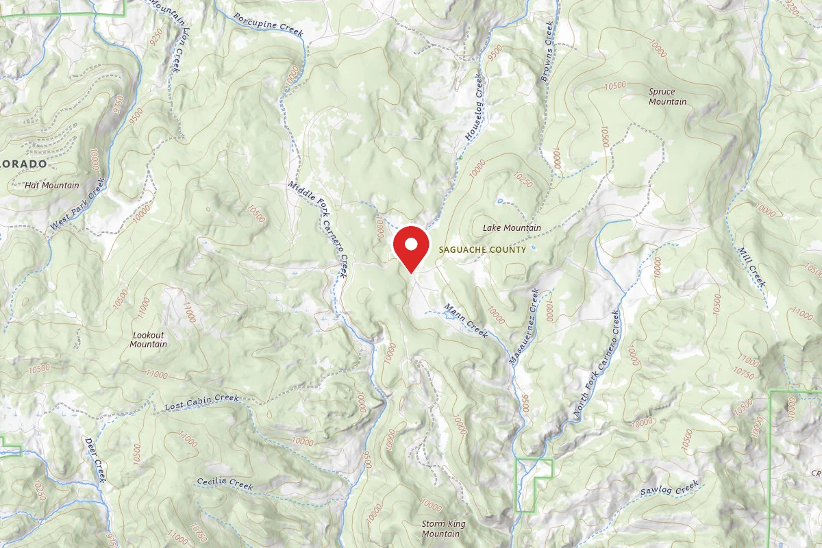 Dispersed Site near 38.0021, -106.4165