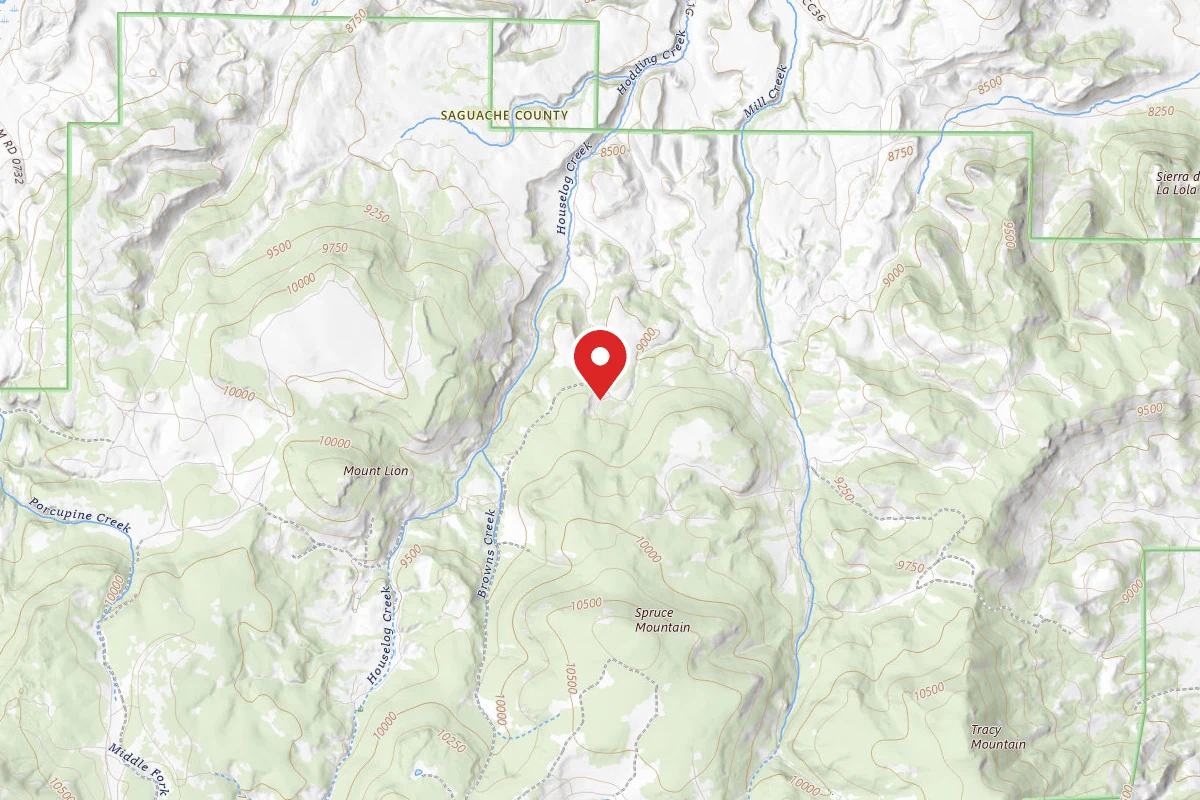 Dispersed Site near 38.0668, -106.3629