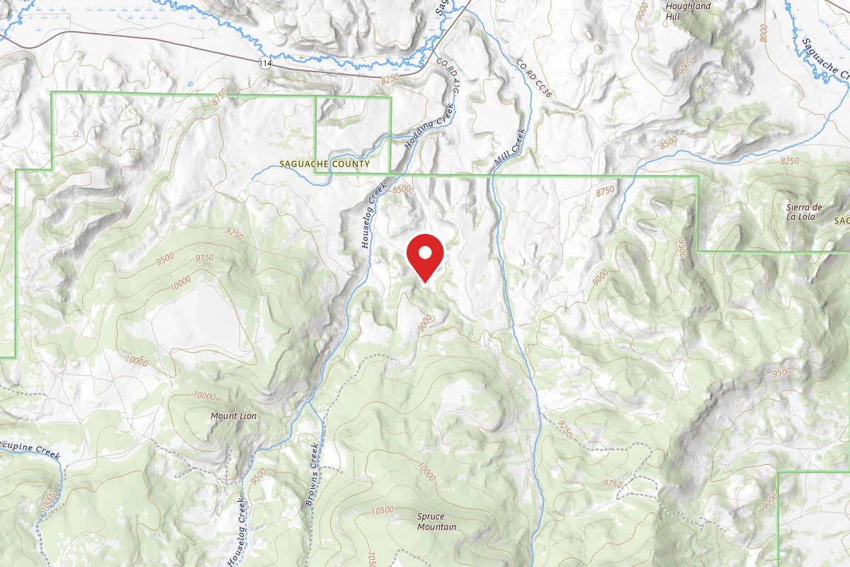 Dispersed Site near 38.0825, -106.3550