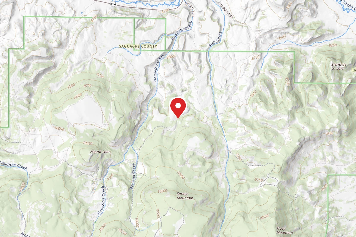 Dispersed Site near 38.0724, -106.3563