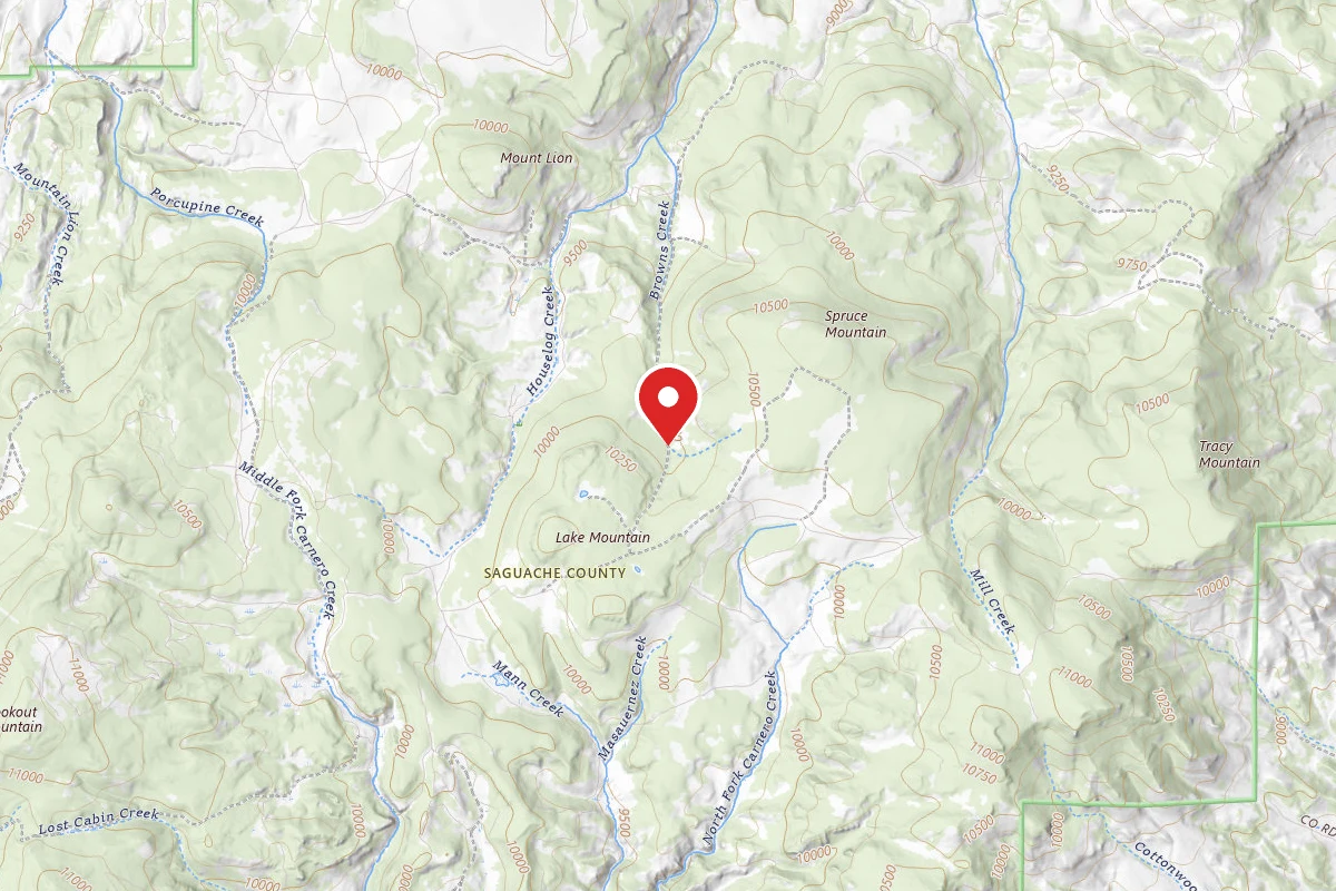Dispersed Site near 38.0224, -106.3812