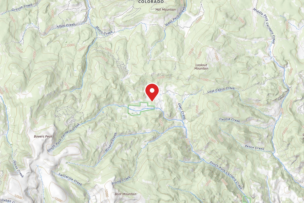 Dispersed Site near 37.9705, -106.5157
