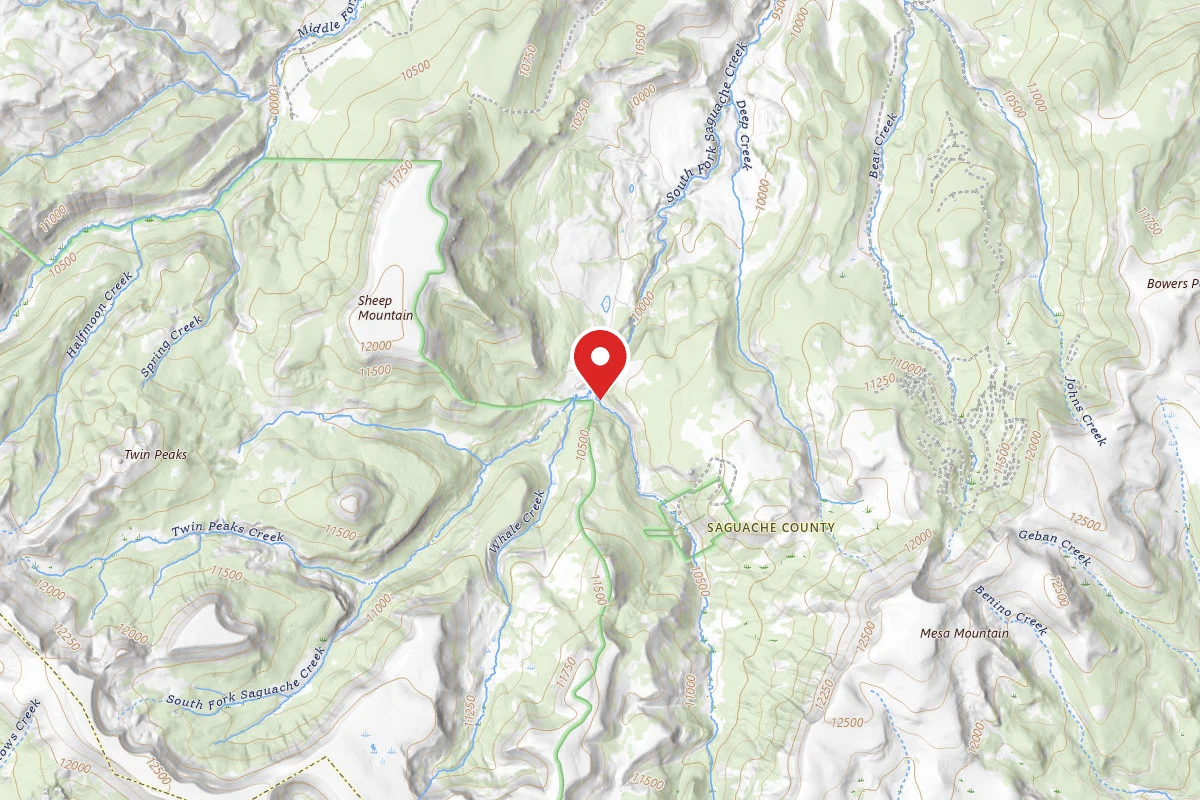 Dispersed Site near 37.9362, -106.6895