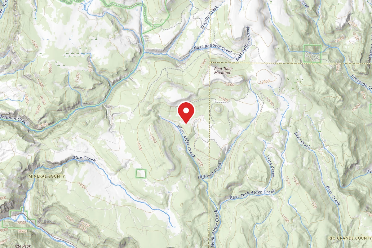 Dispersed Site near 37.8083, -106.7071