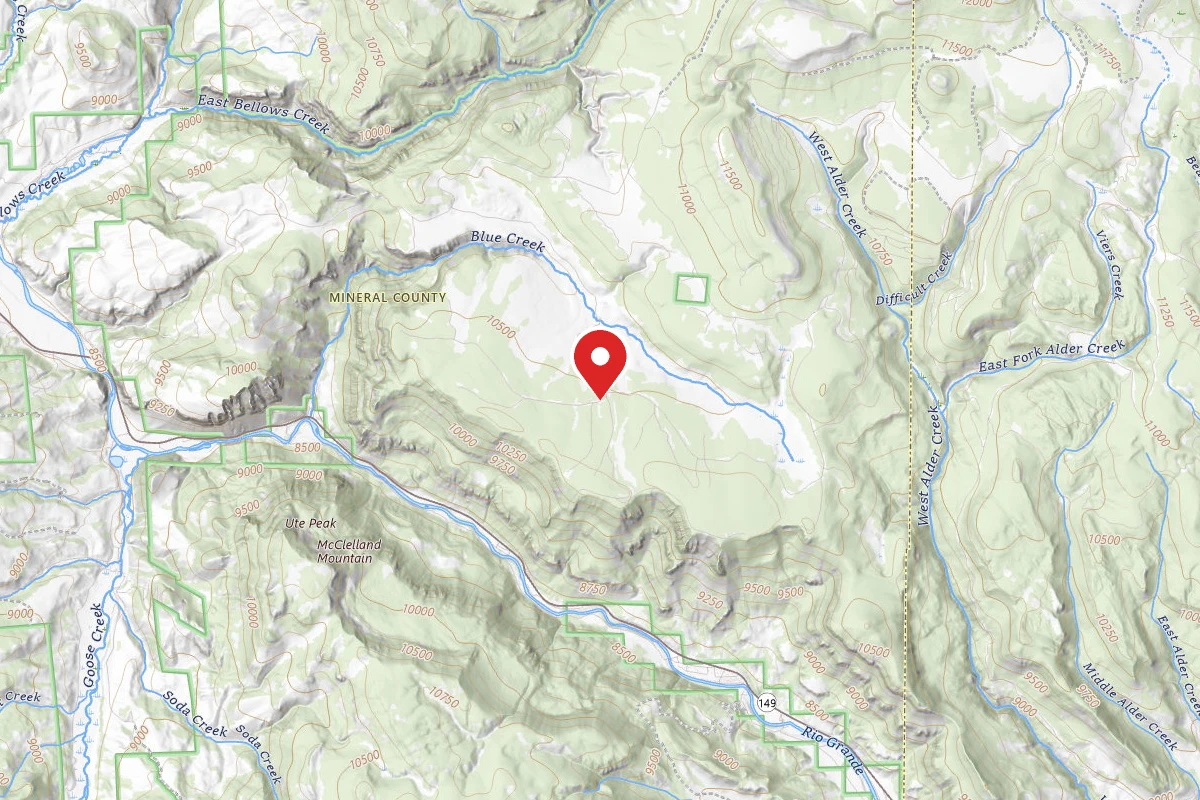 Dispersed Site near 37.7715, -106.7478