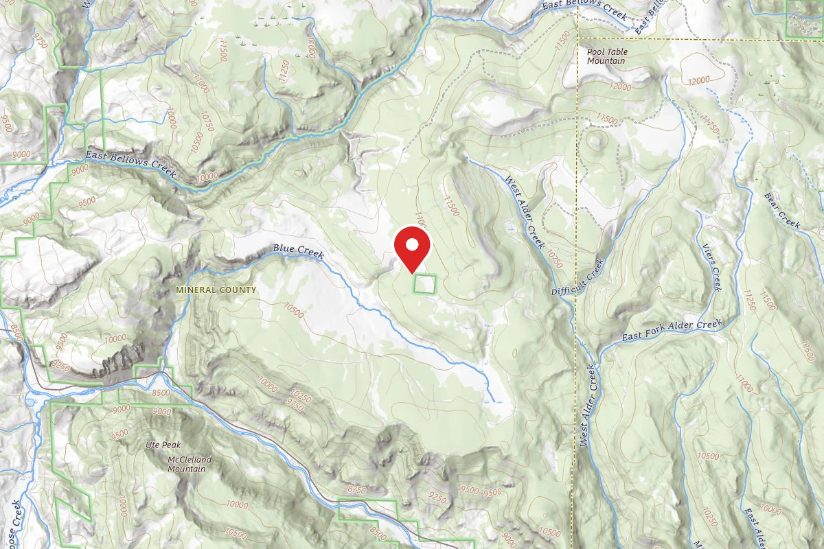 Dispersed Site near 37.7885, -106.7352