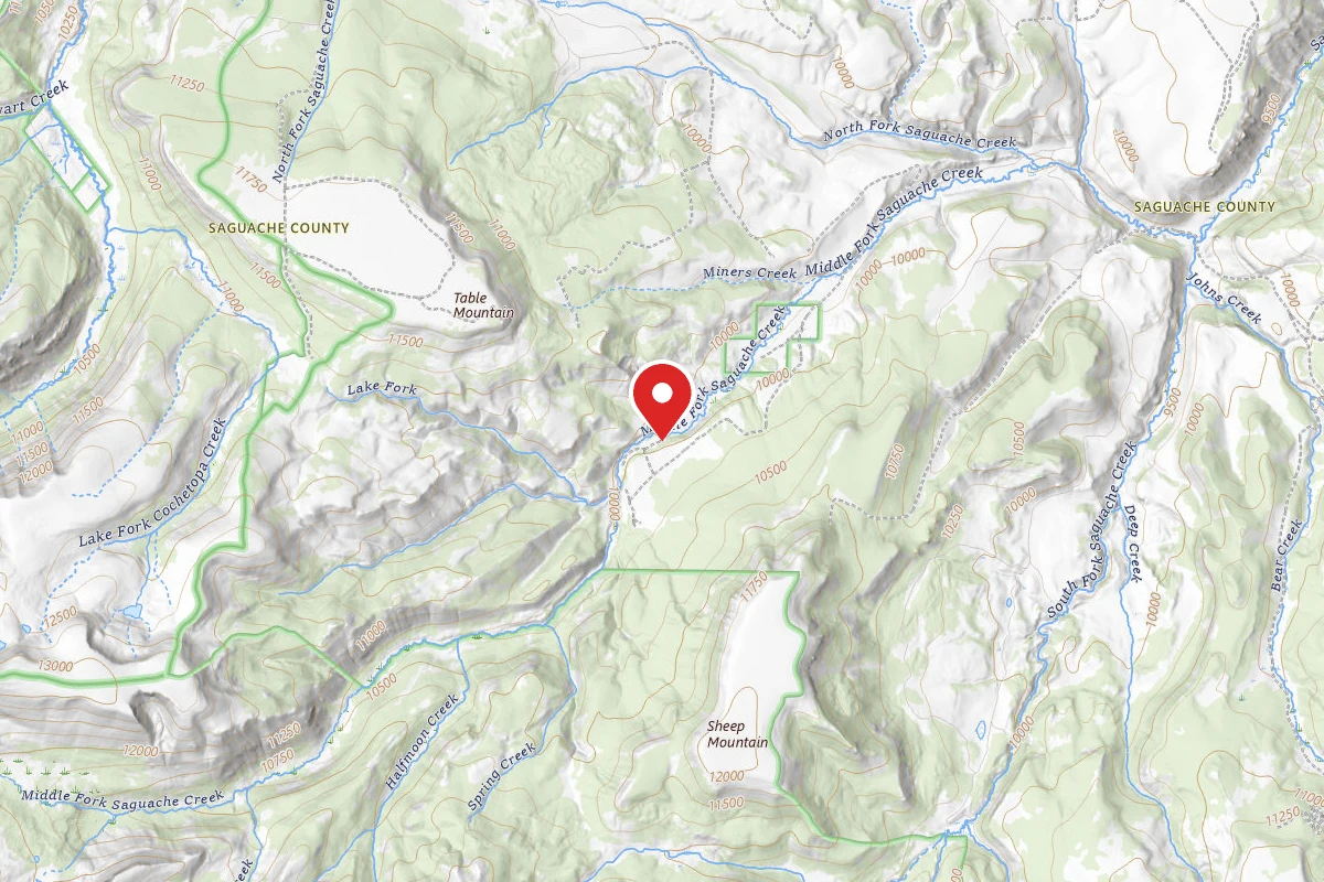 Dispersed Site near 37.9847, -106.7382