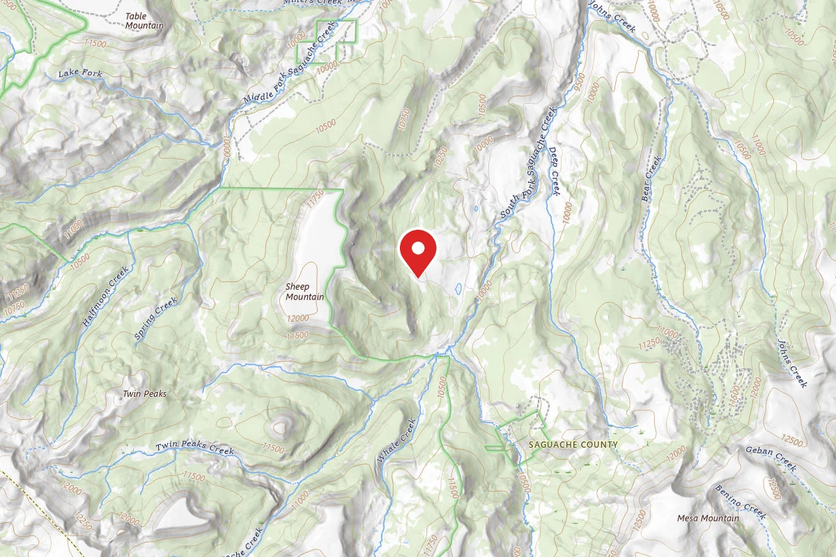 Dispersed Site near 37.9512, -106.6985