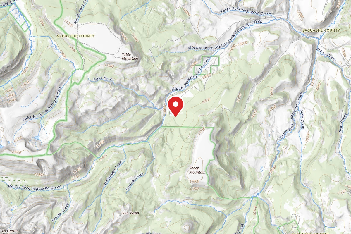 Dispersed Site near 37.9734, -106.7393