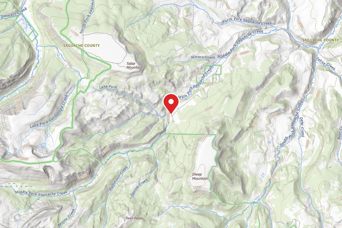 Dispersed Site near 37.9783, -106.7438