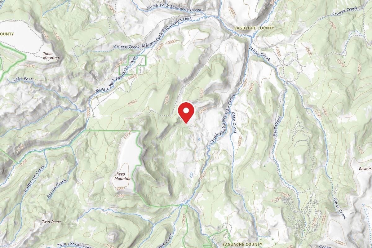 Dispersed Site near 37.9716, -106.6916