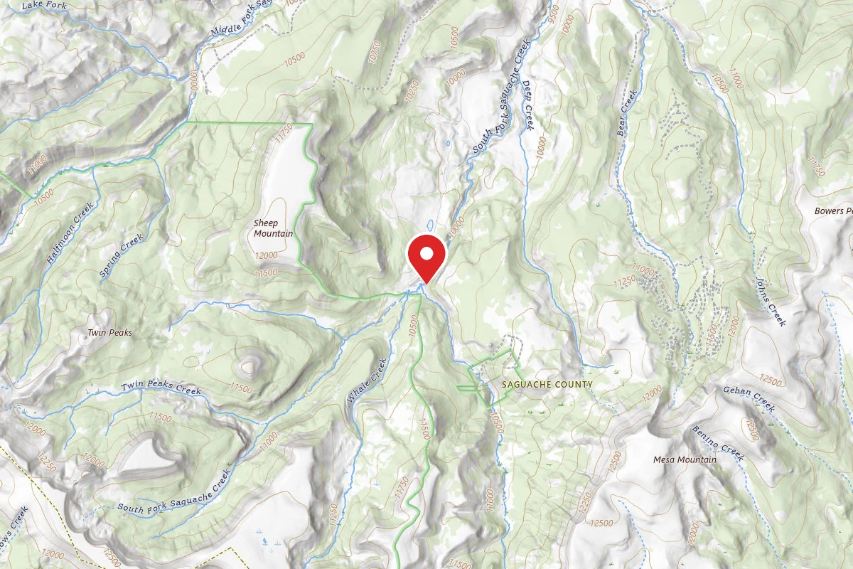 Dispersed Site near 37.9380, -106.6895